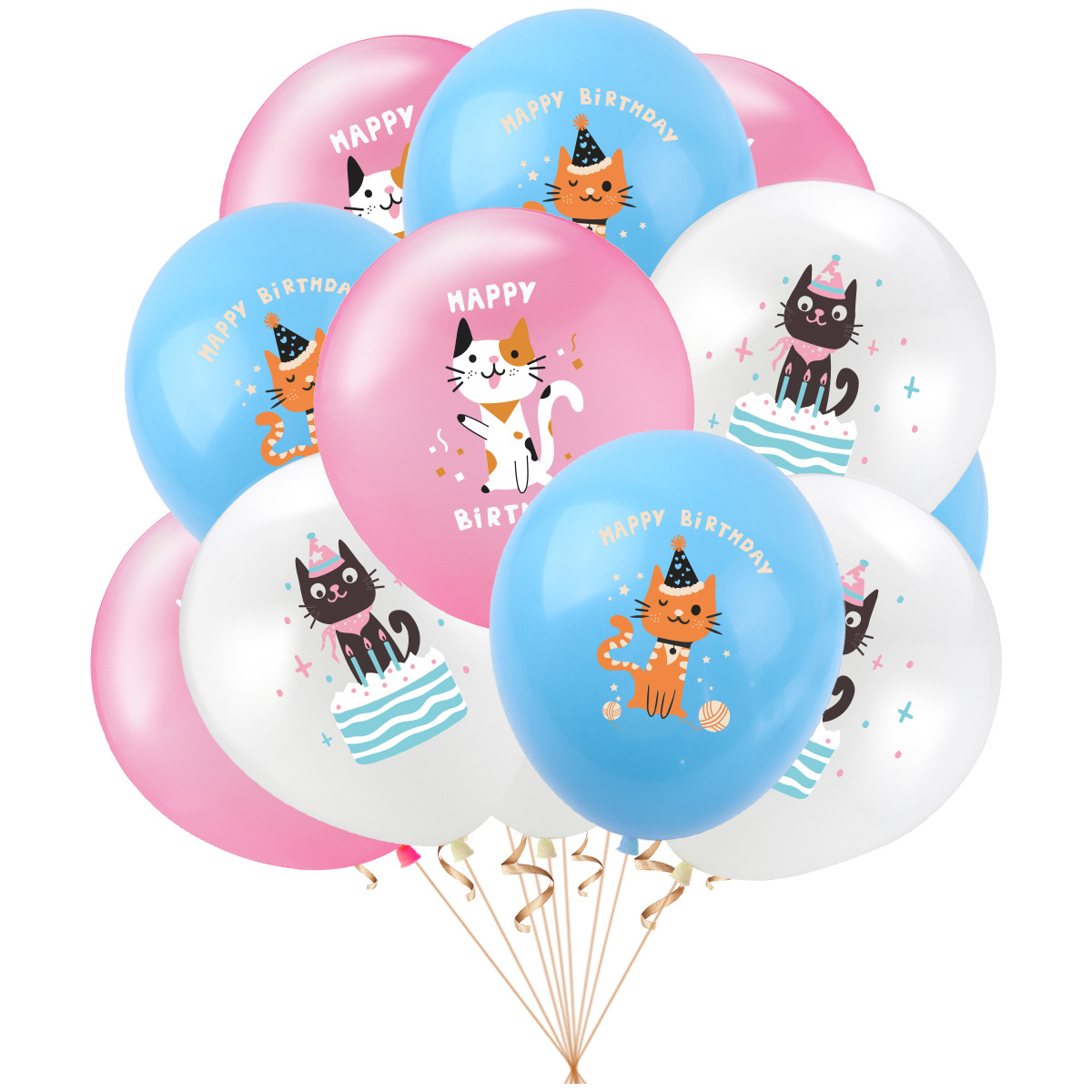 Pet Supplies App - 12 inç Karikatür Köpek Kedi Lateks