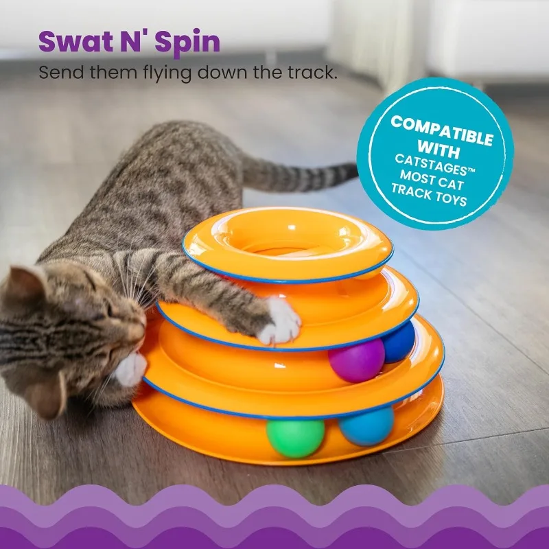 Cat Tunnel Toy - Pet oyuncak dört-katmanlı pikap Pet istihbarat