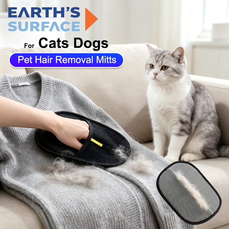 Pet Hair Remover Brush - Kedi Köpek Tüy Alma Eldiveni Statik