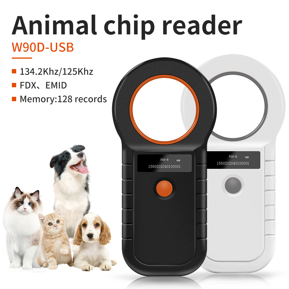 Pet Supplies Online - AliExpress Koleksiyonu 134.2KHz RFID hayvan okuyucu