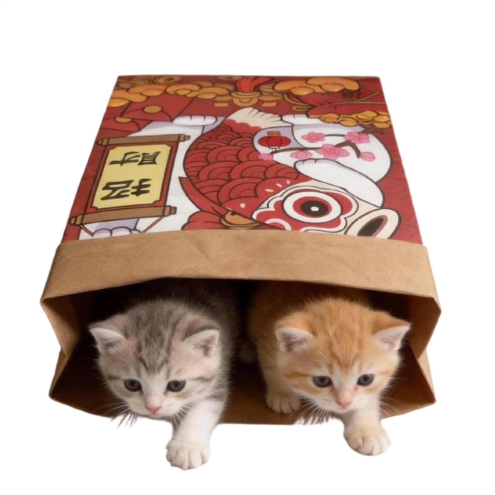 Cat Tunnel Toy - Kedi Hışırtılı Çanta İnteraktif Yavru Kedi