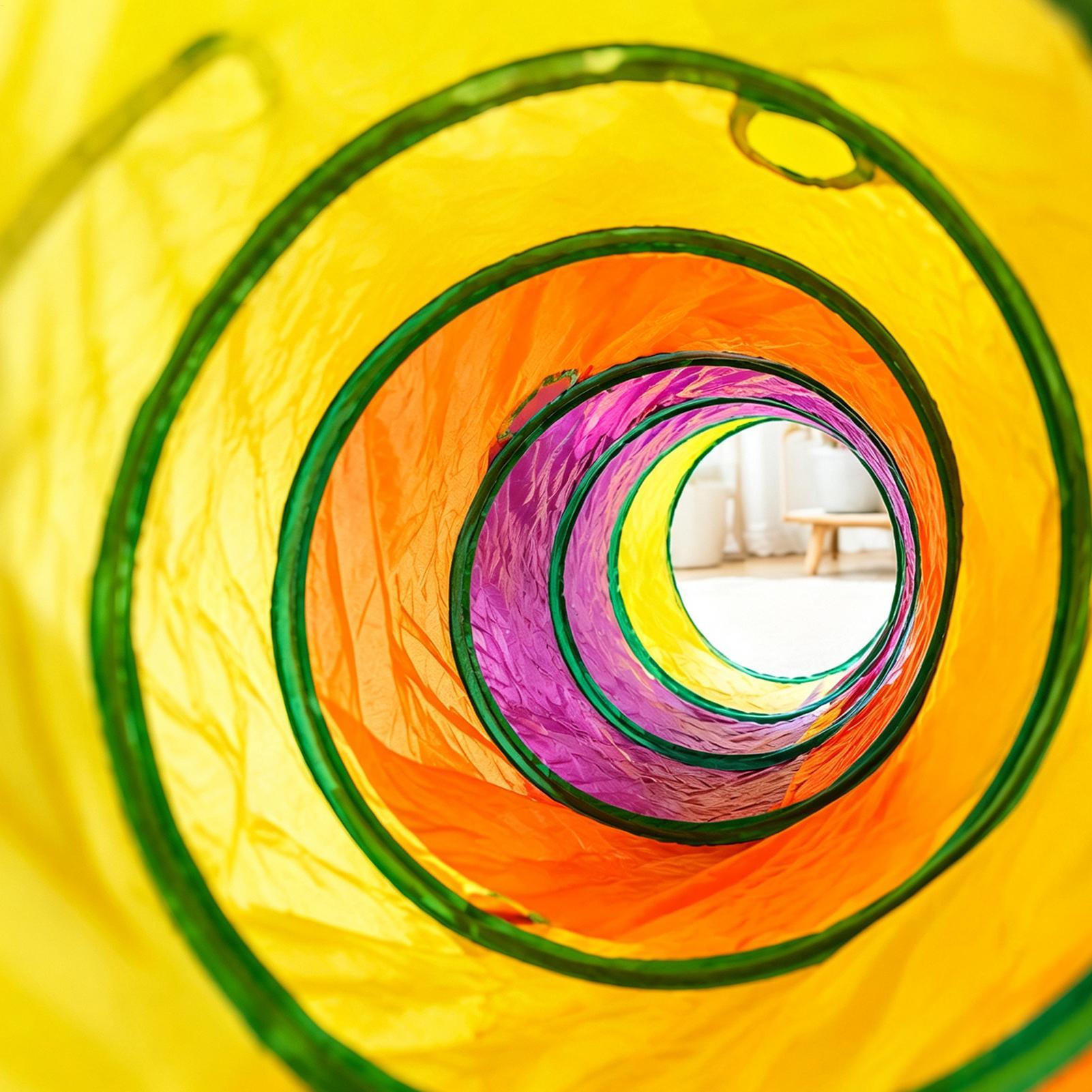 Kedi Tüneli Gökkuşağı Etkileşi - Cat Tunnel Toy incelemesi ve fiyatı