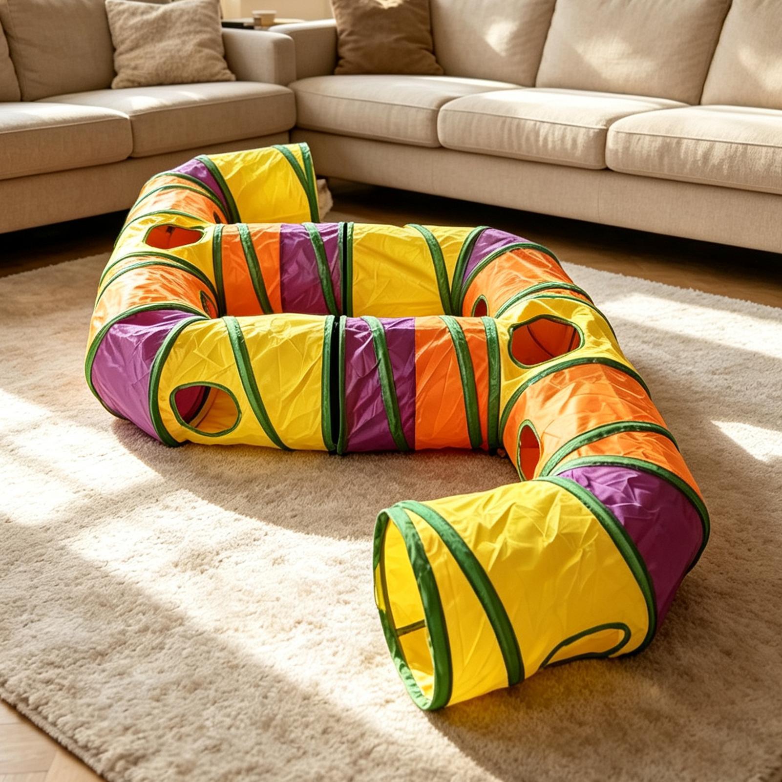 Kedi Tüneli Gökkuşağı Etkileşi - Cat Tunnel Toy incelemesi ve fiyatı
