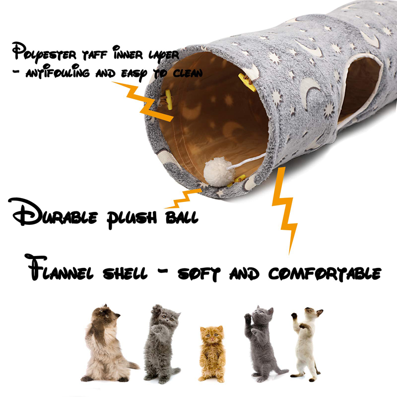 Benepaw ay yıldız Pet kedi oyu - Cat Tunnel Toy incelemesi ve fiyatı