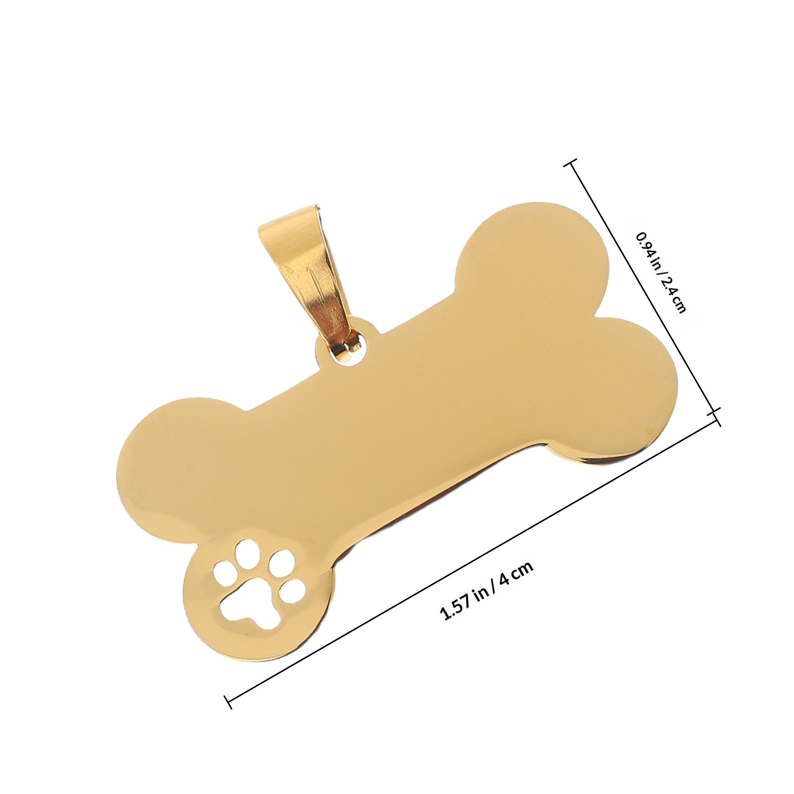 4 Adet Boş Köpek Etiketi Pasla - Pet Supplies Online incelemesi ve fiyatı