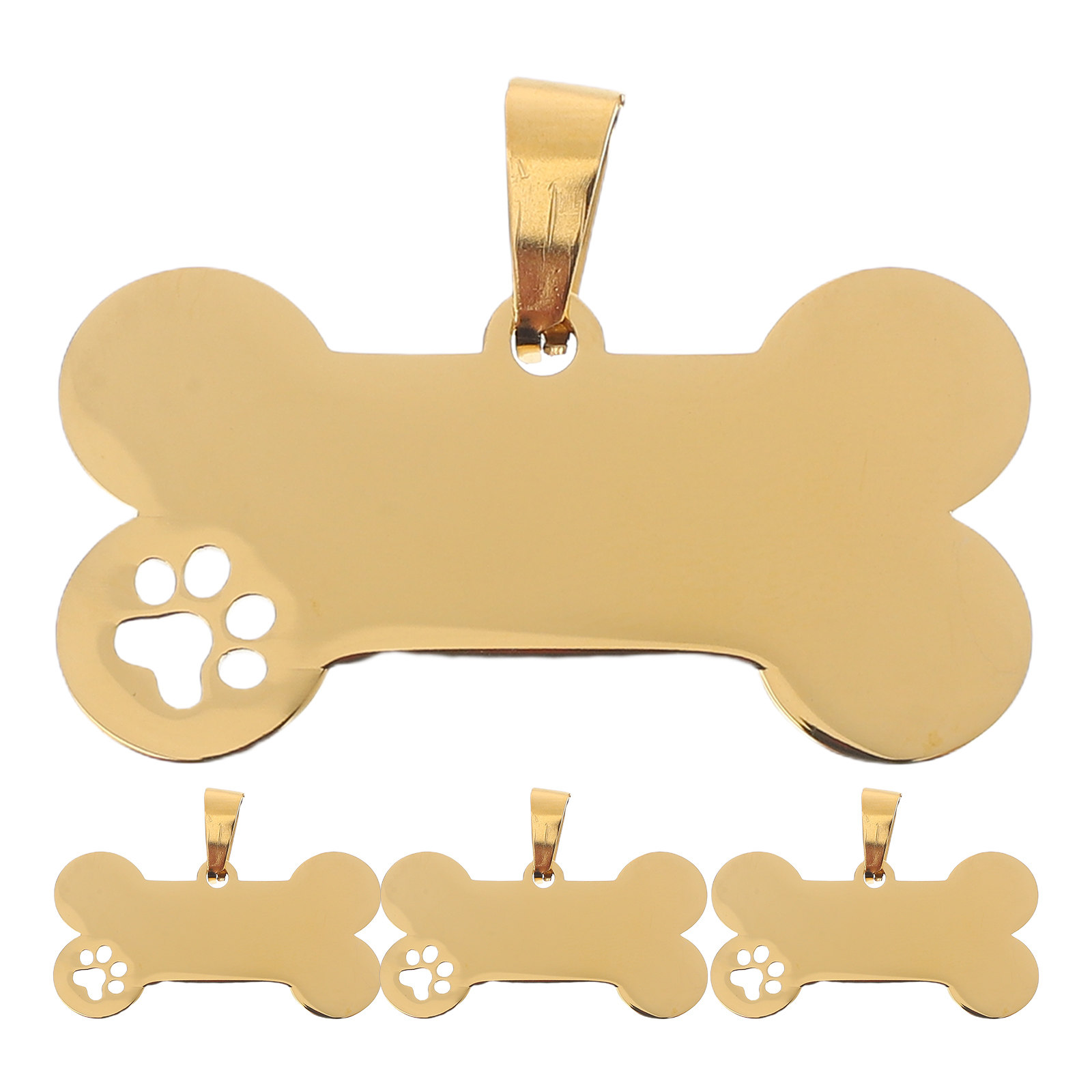 4 Adet Boş Köpek Etiketi Pasla - Pet Supplies Online incelemesi ve fiyatı