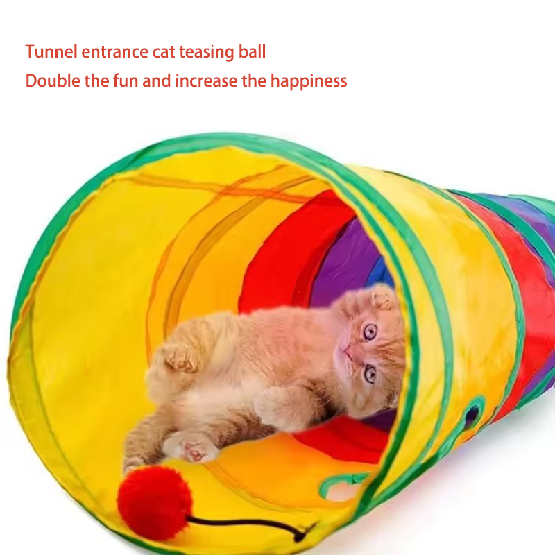Gökkuşağı Kedi Tüneli Katlanab - Cat Tunnel Toy incelemesi ve fiyatı