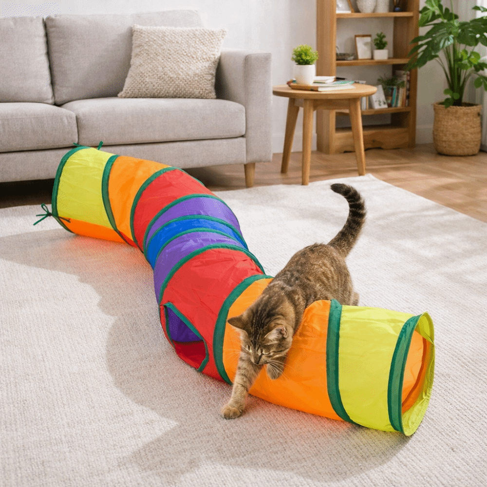 Kedi Gözetleme Deliği Oyuncağı - Cat Tunnel Toy incelemesi ve fiyatı
