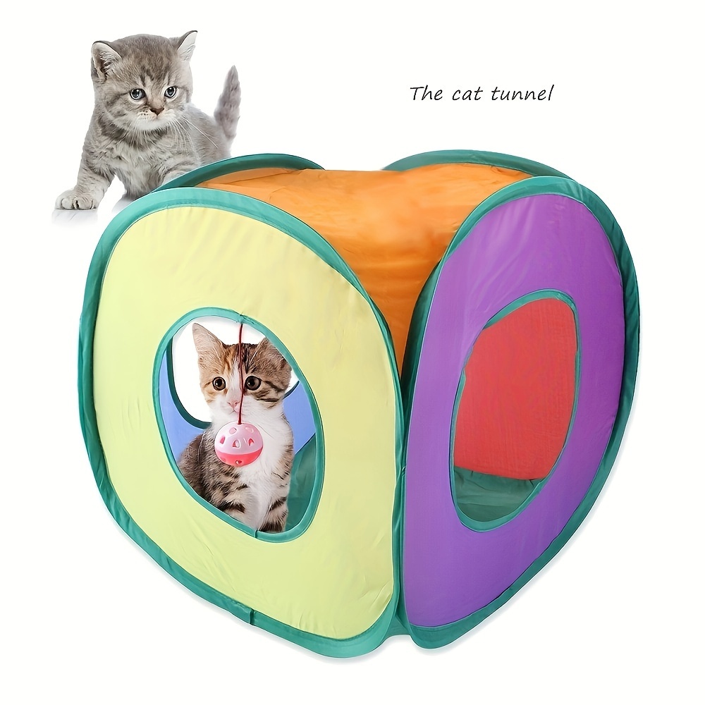 Katlanabilir Gökkuşağı Kedi Ka - Cat Tunnel Toy incelemesi ve fiyatı